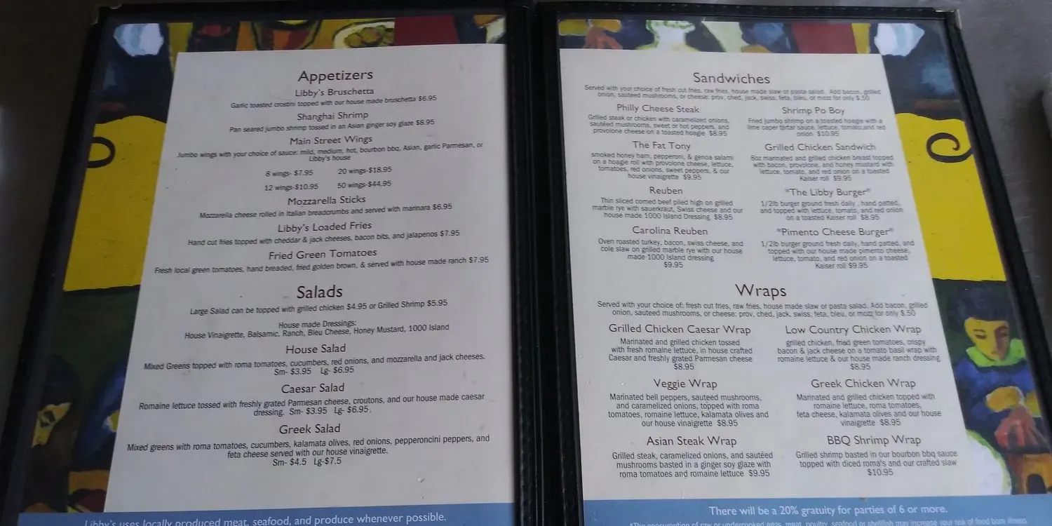 Menu 6