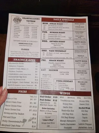 Menu 4