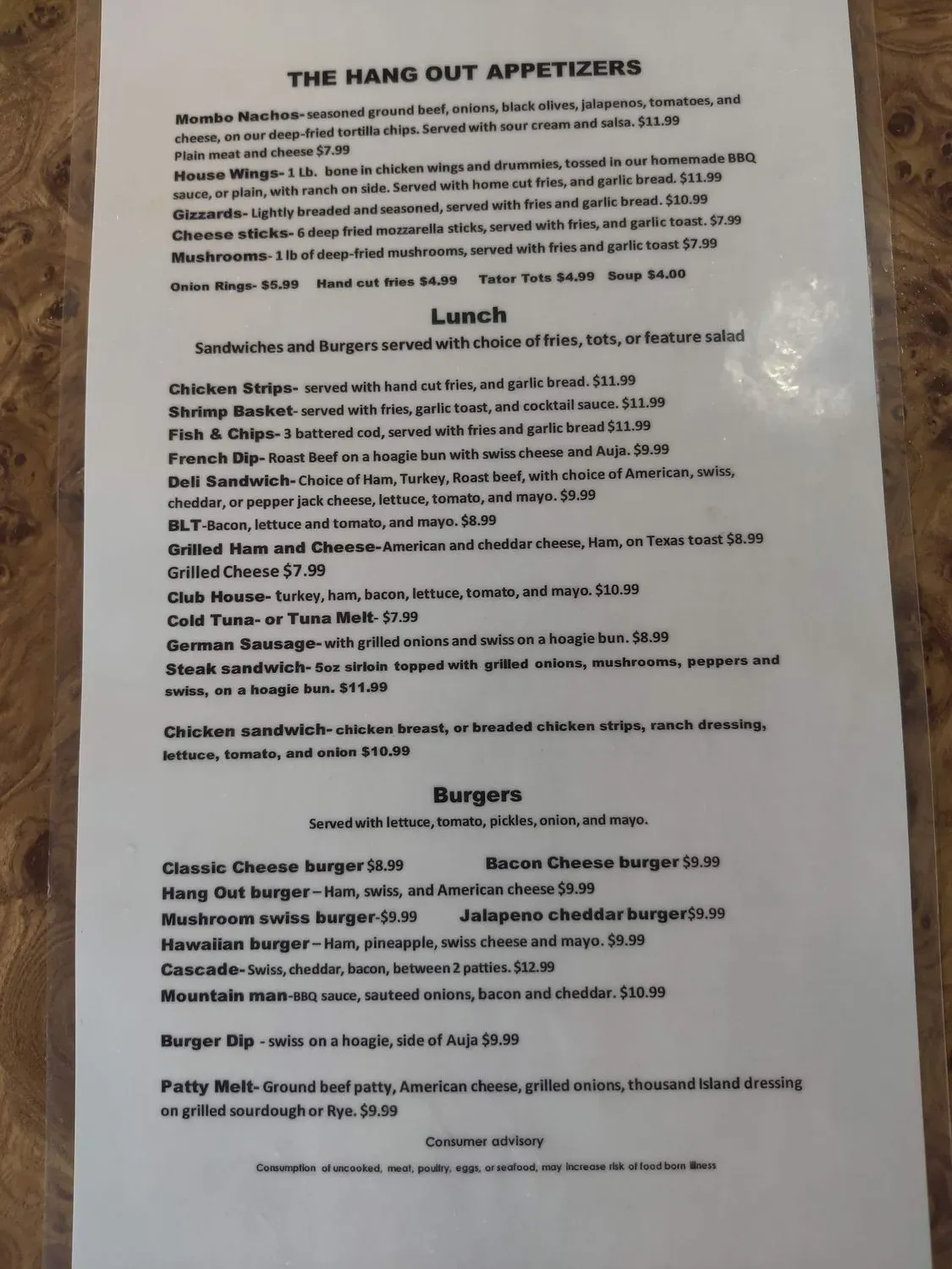 Menu 4