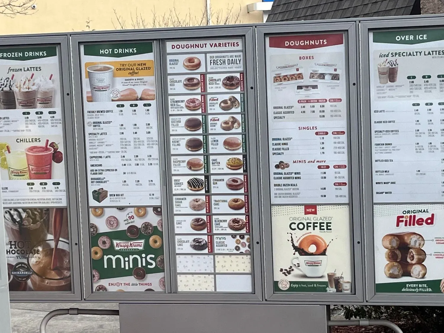 Krispy Kreme Menu - Updated October 2025