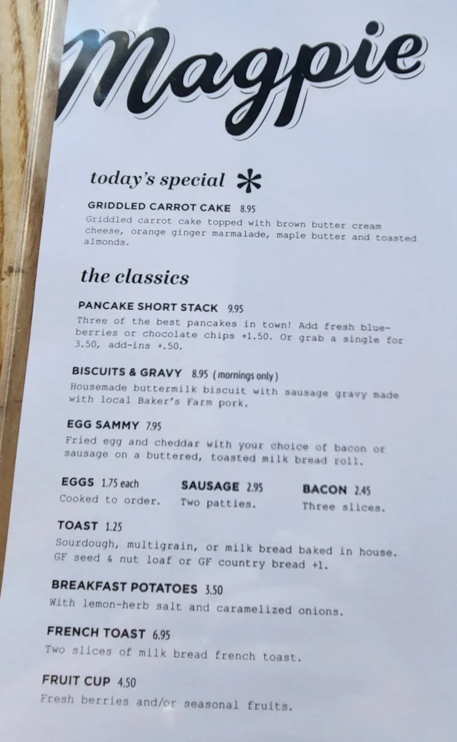 Menu 5