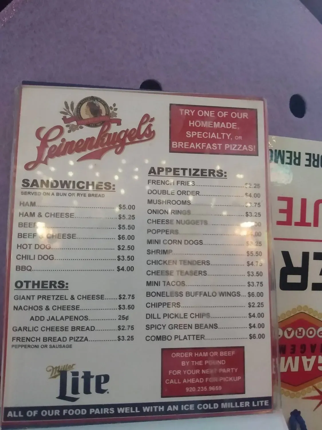 Menu 4