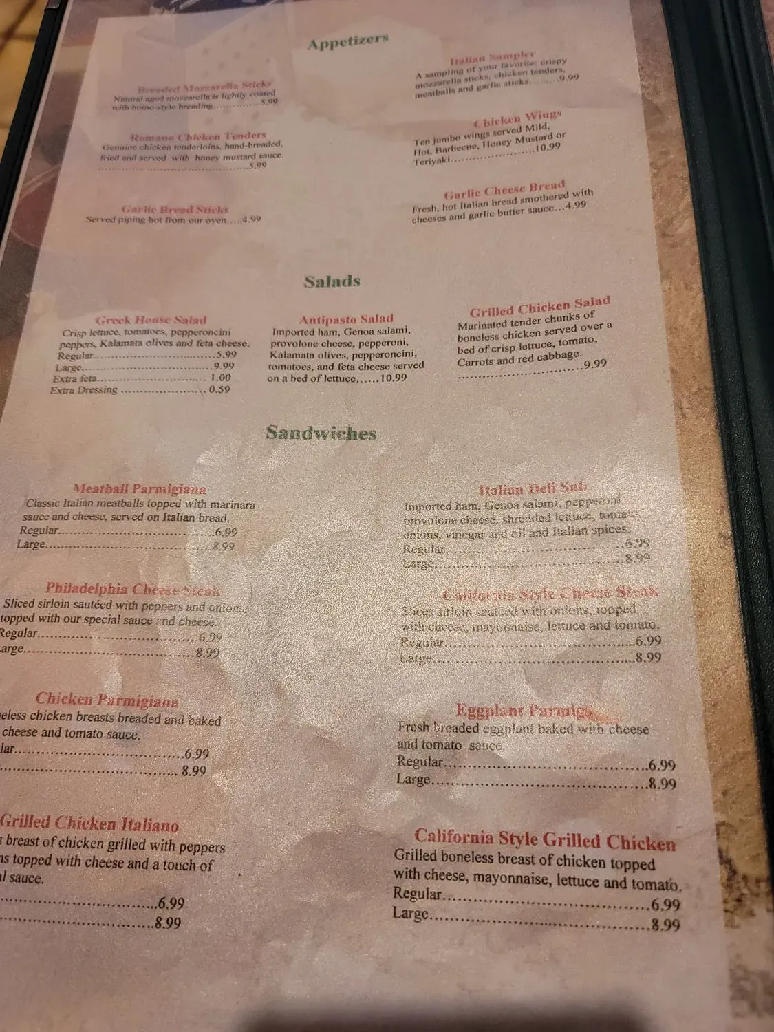 Menu 4