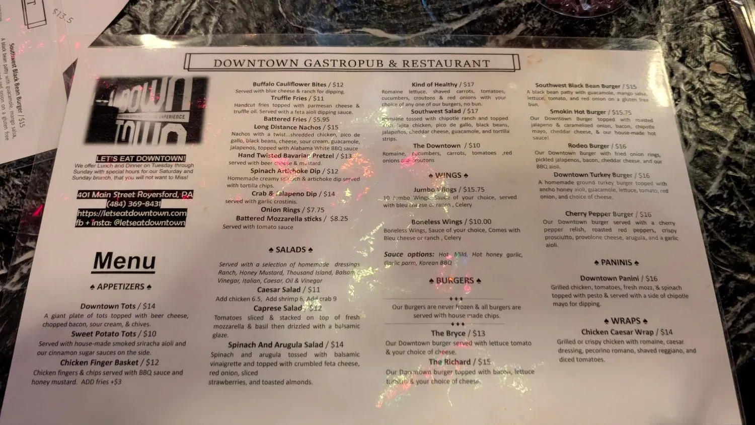 Menu 3