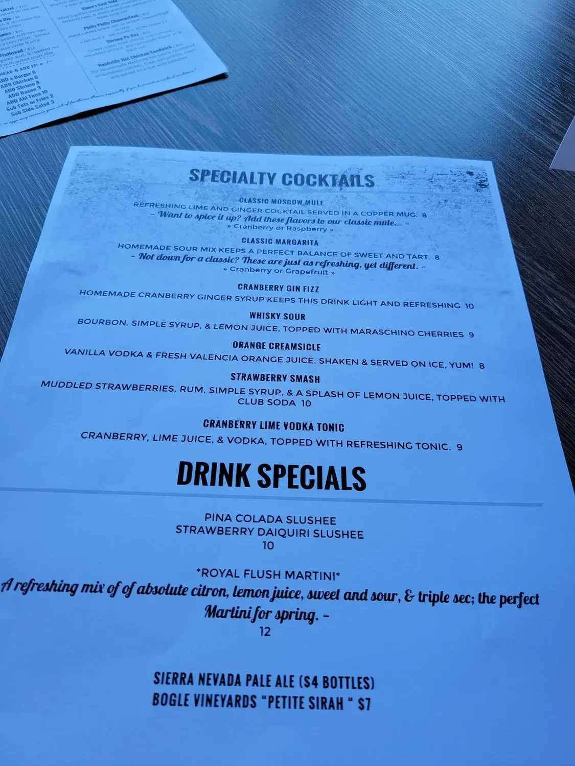 Menu 4