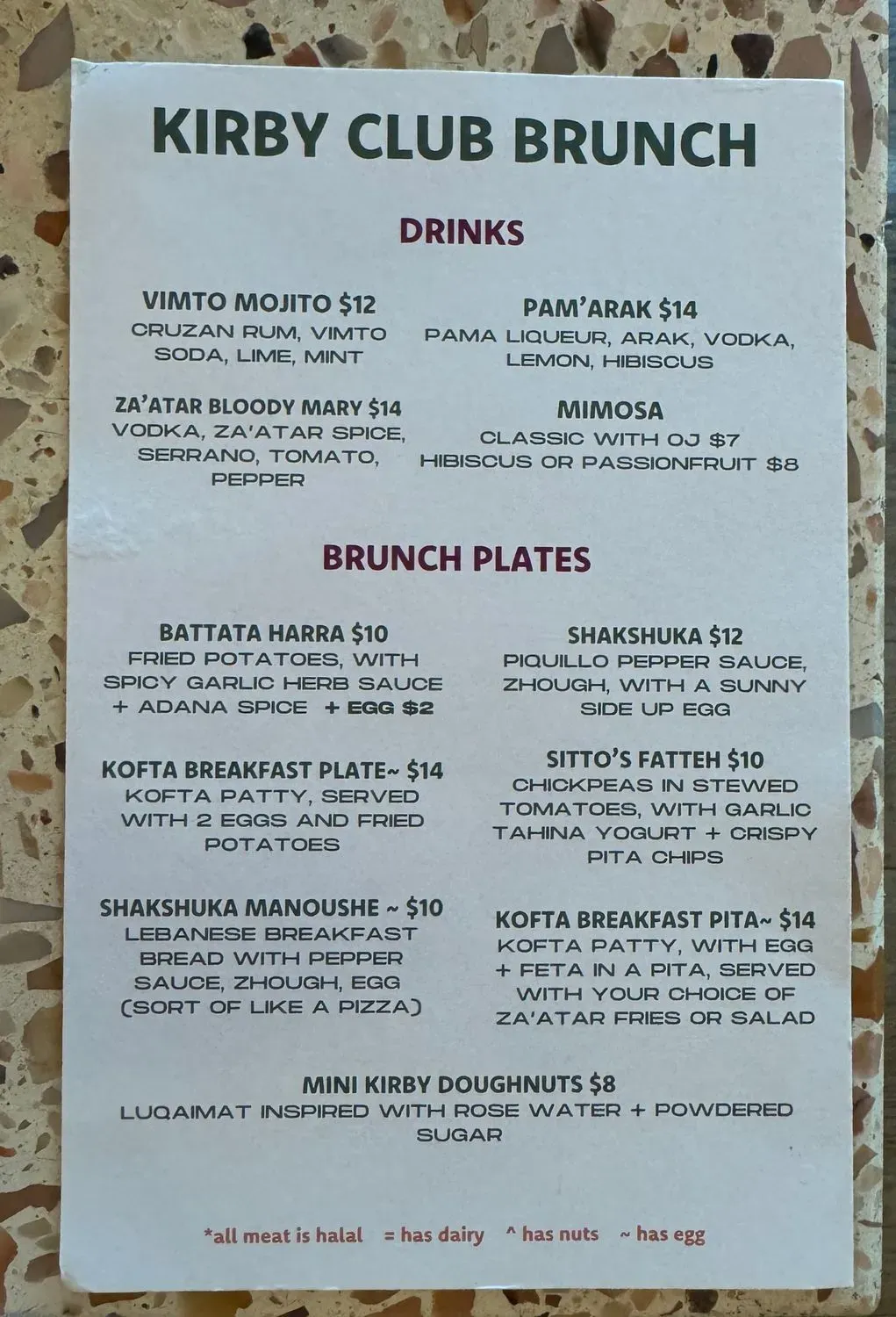 Menu 4