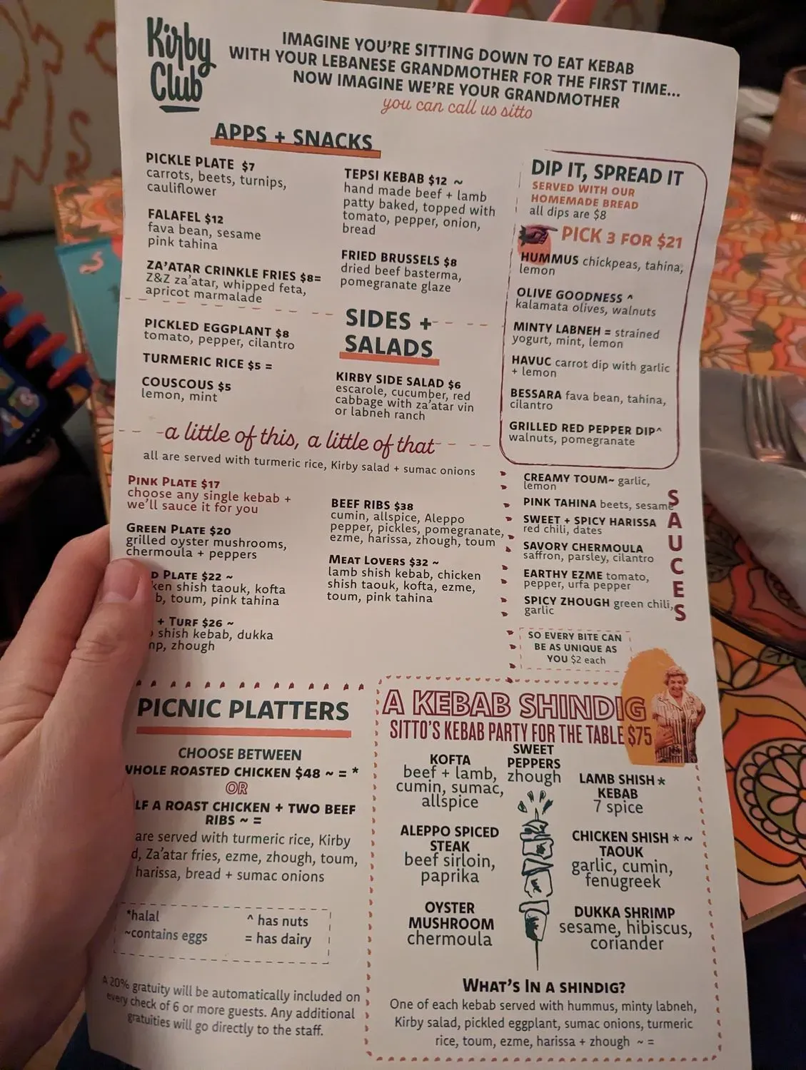 Menu 2