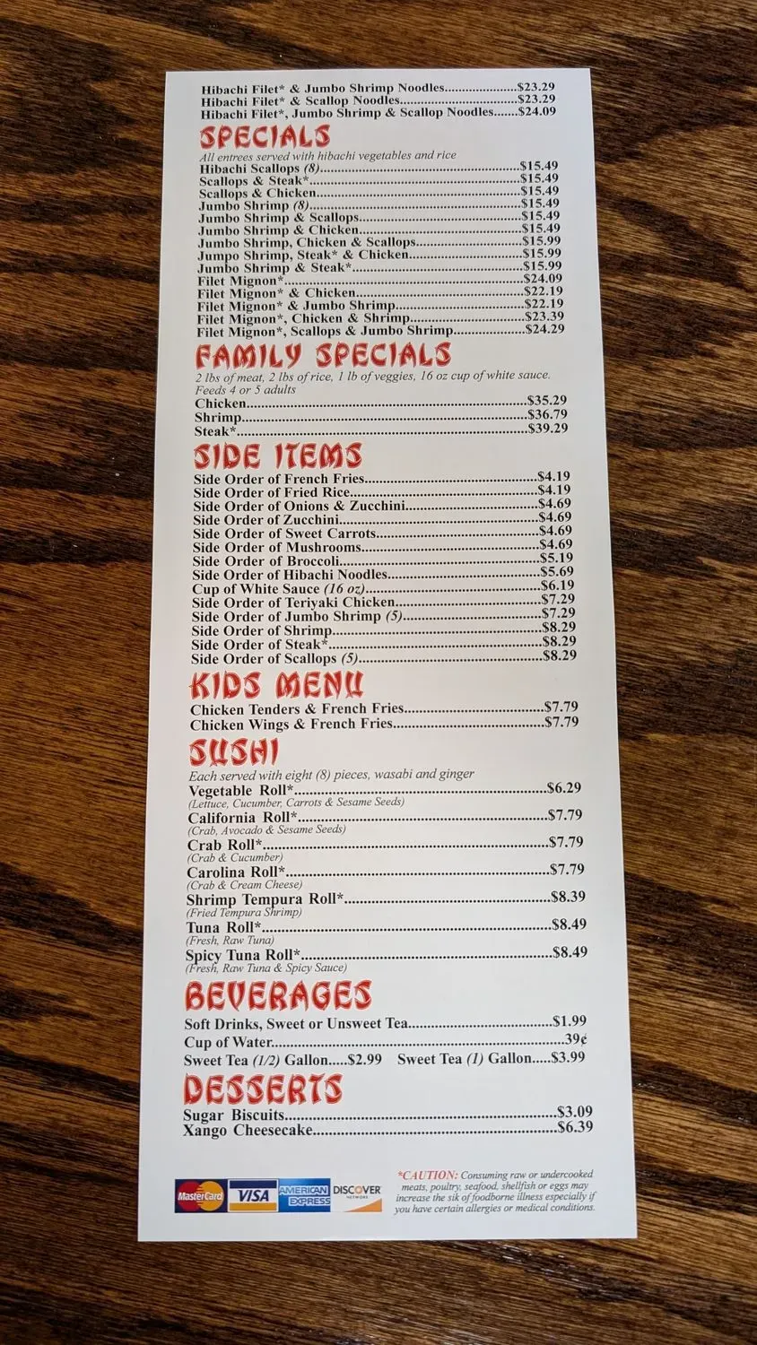 Menu 2