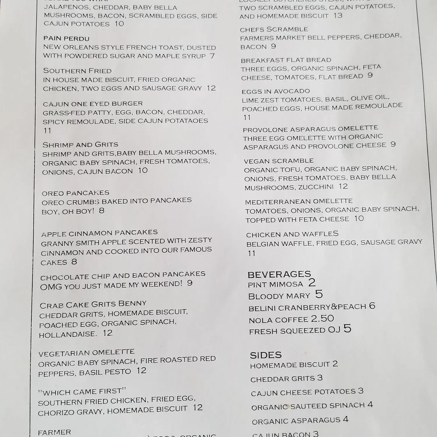 Menu 2