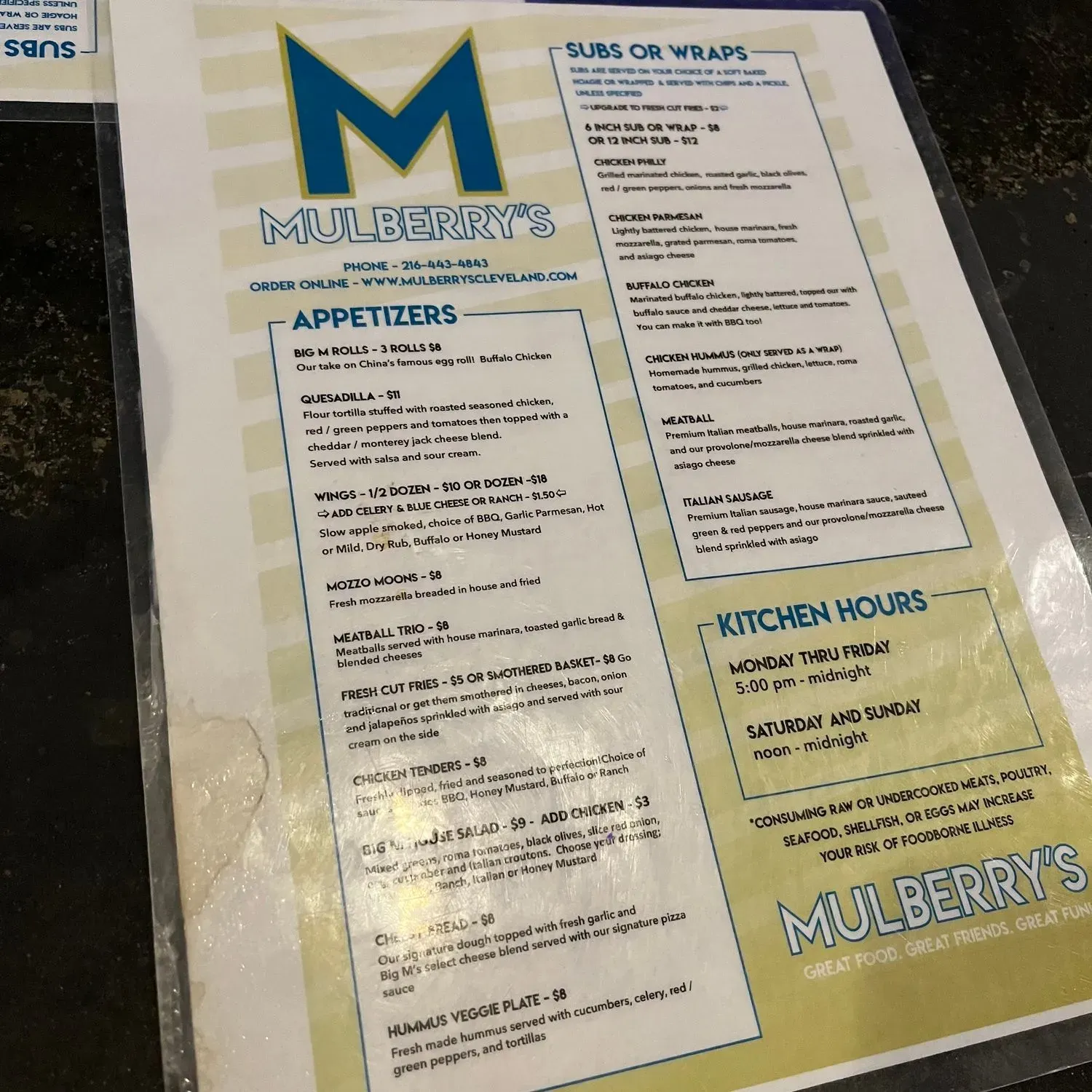 Menu 2