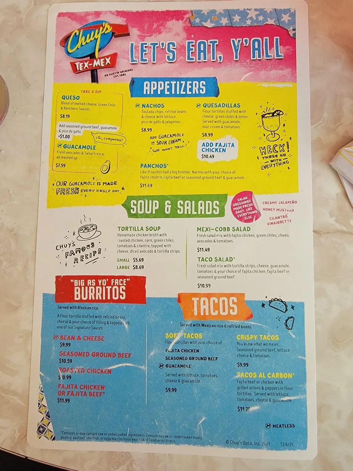 Menu 5