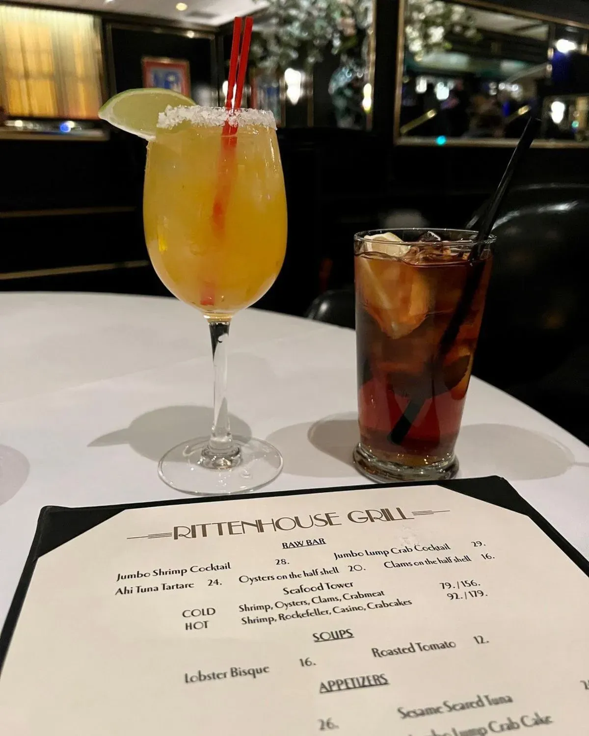 Rittenhouse Grill Menu - Updated October 2025