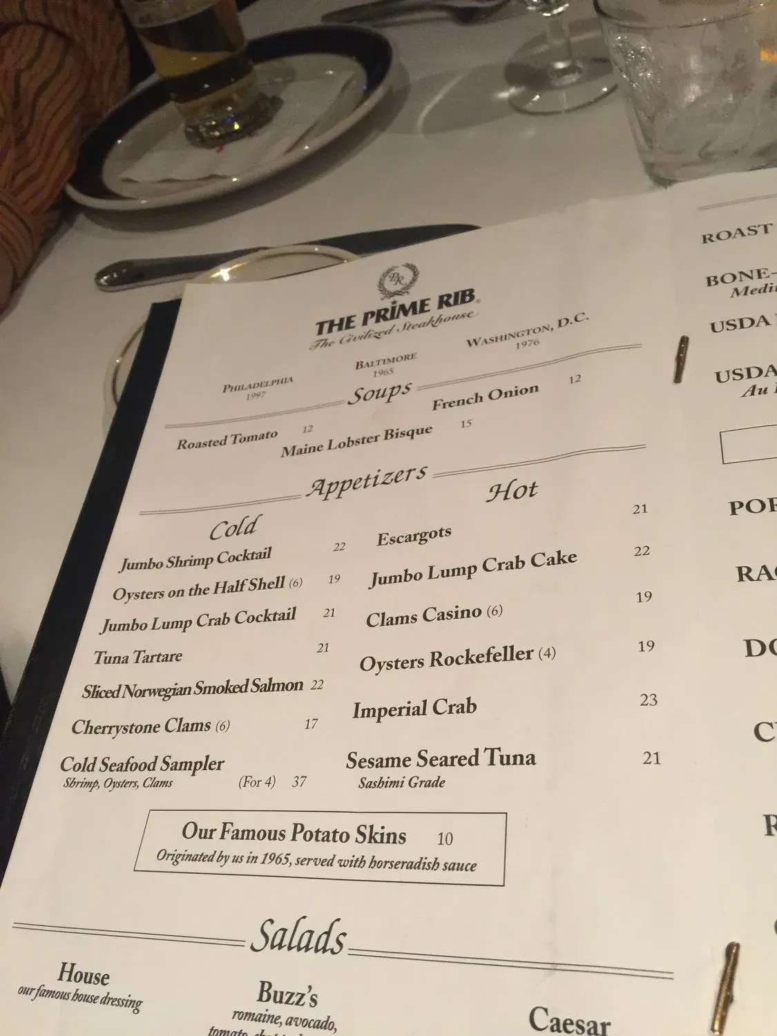 Rittenhouse Grill Menu - Updated October 2025
