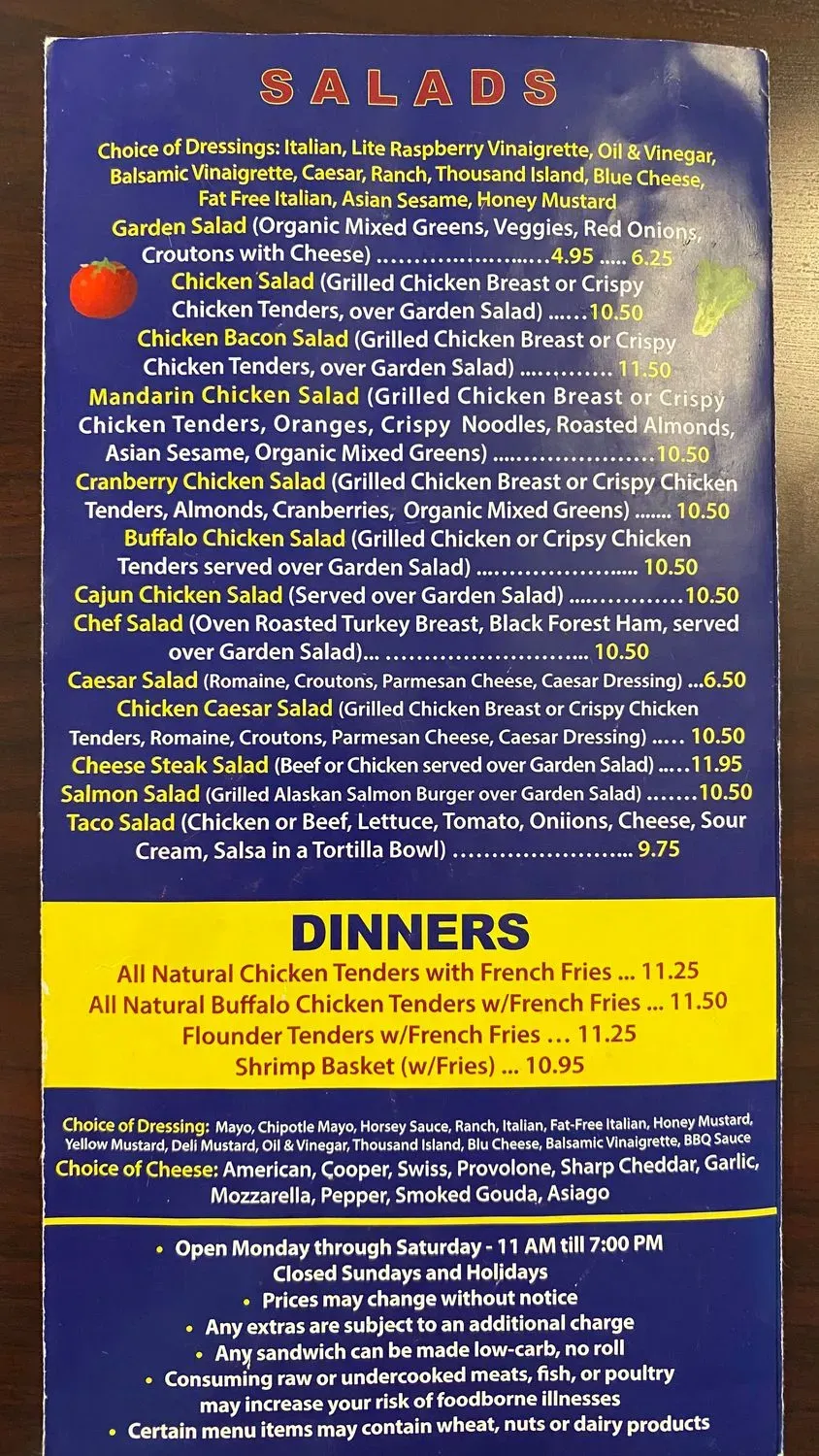 Menu 3