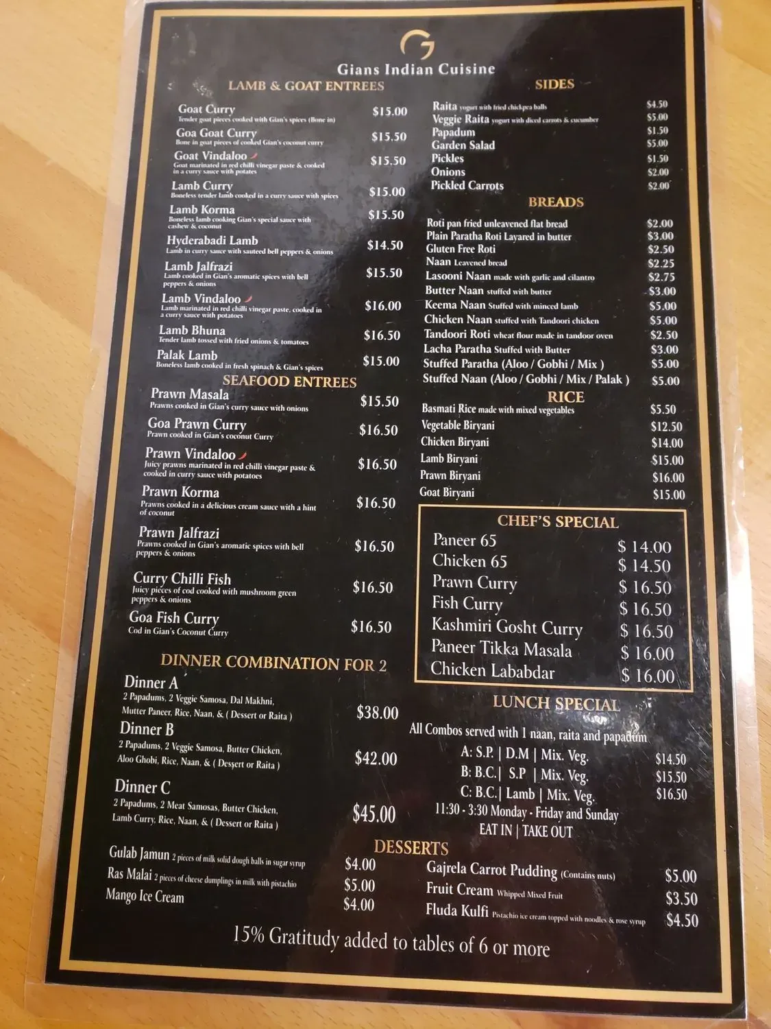 Menu 4