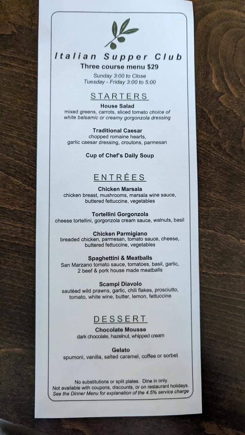 Menu 5