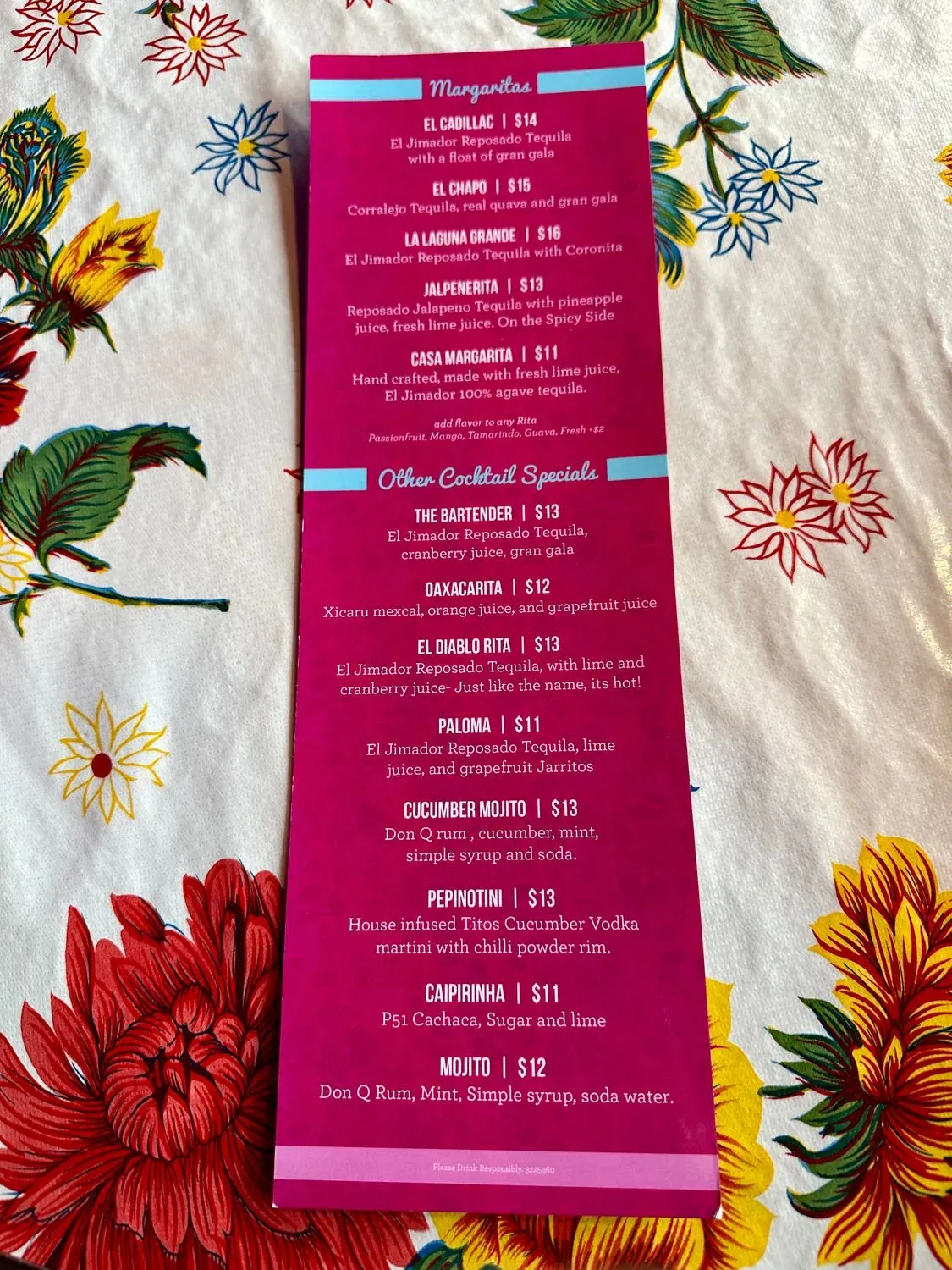 Menu 5