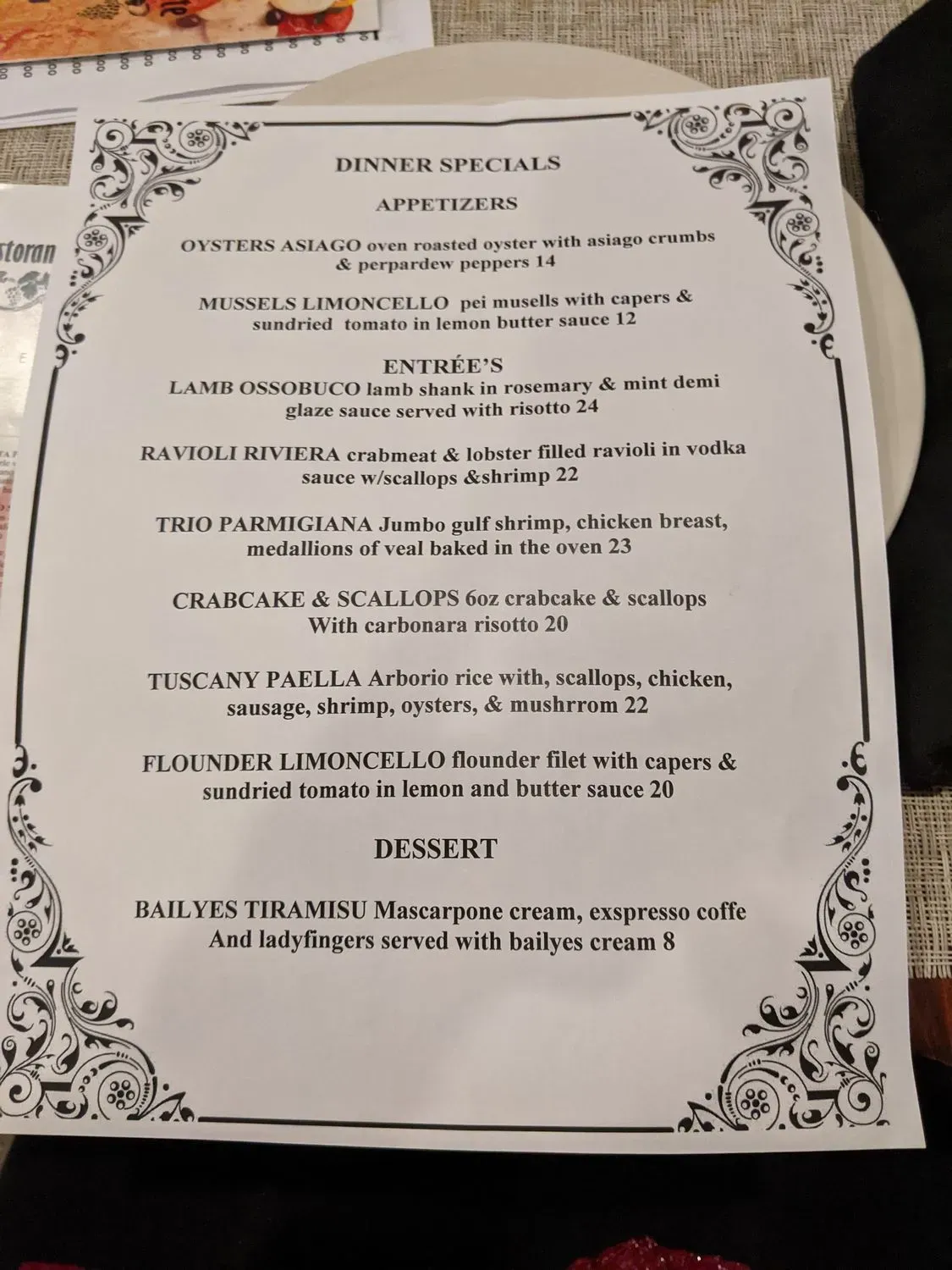 Menu 4