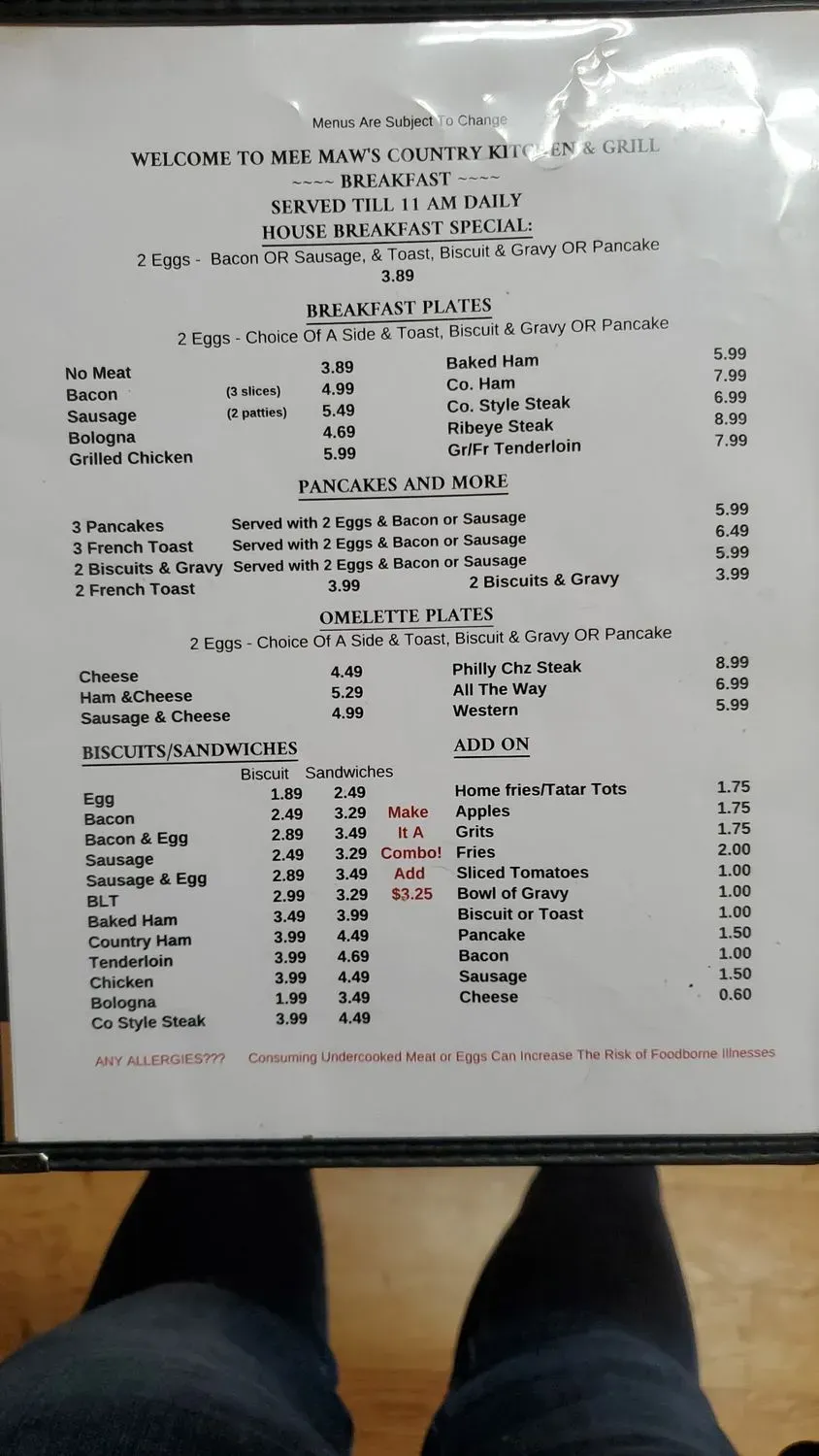 Menu 2