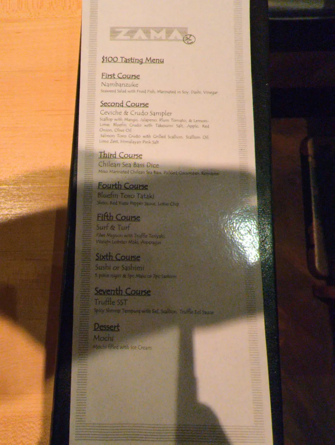 Menu 6