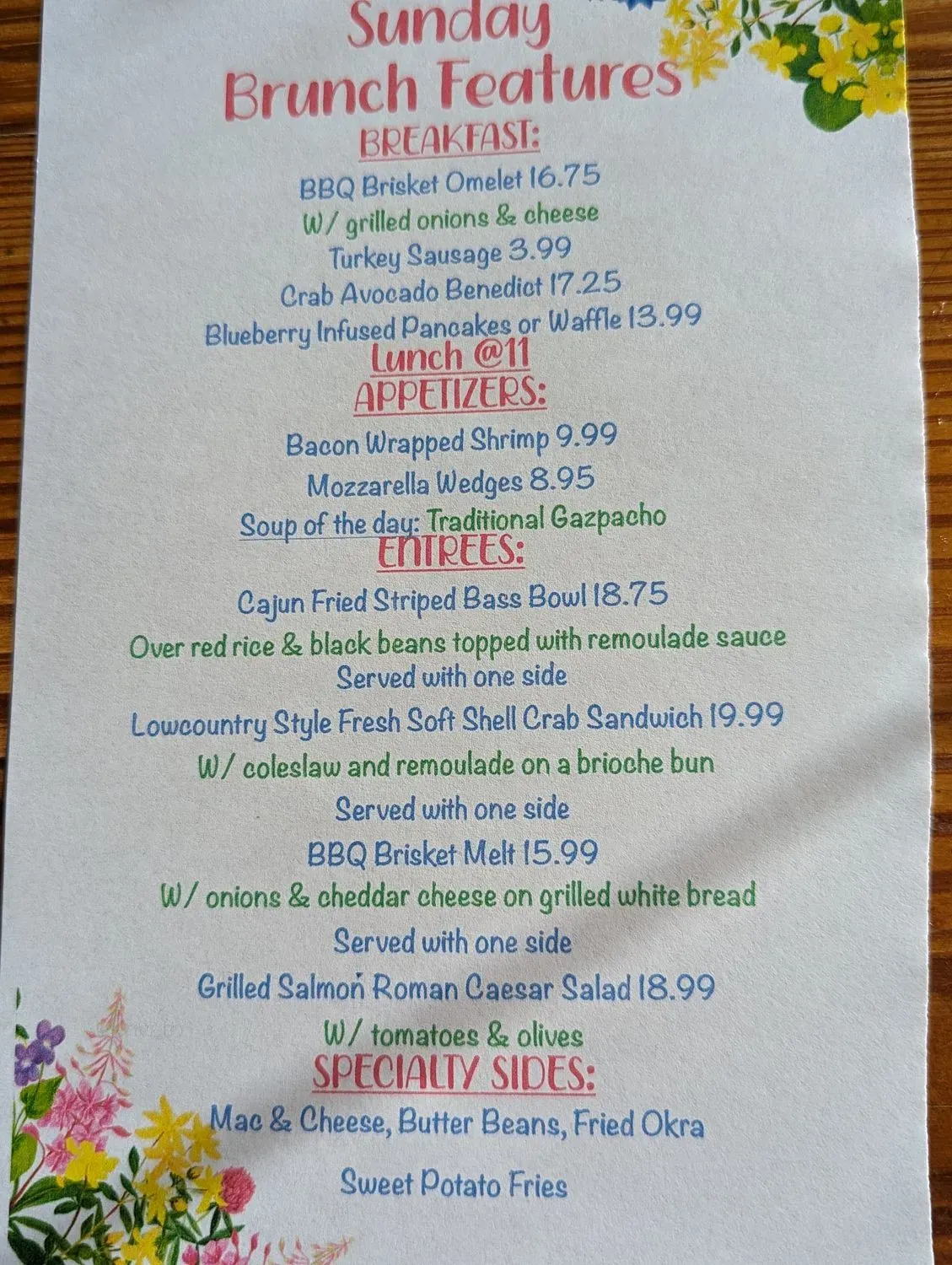 Menu 2