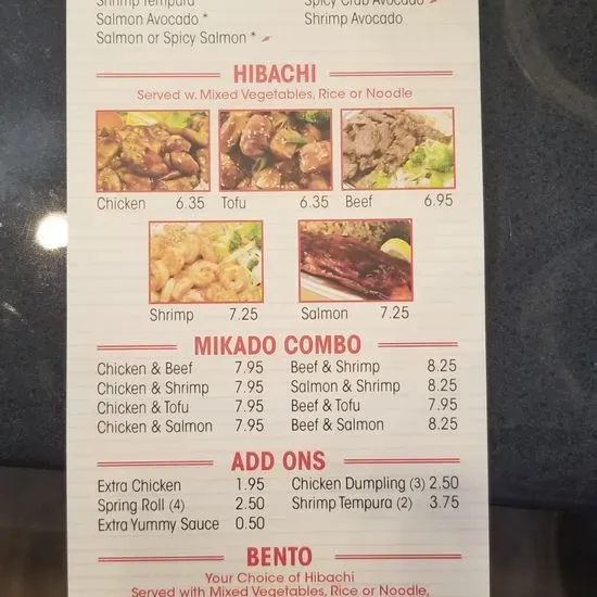 Menu 2