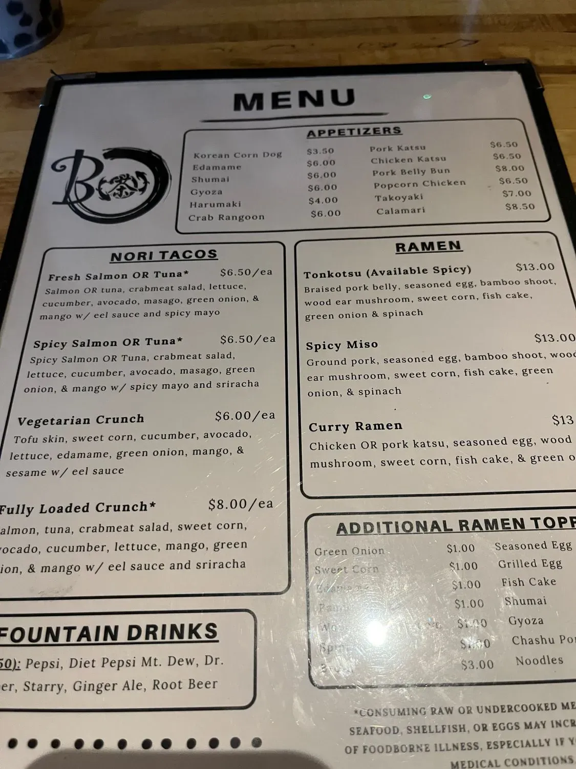 Menu 6