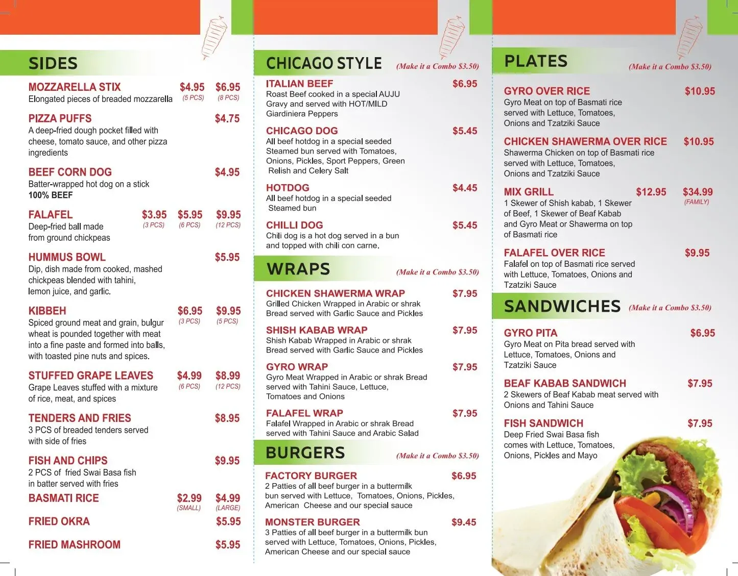 Menu 2