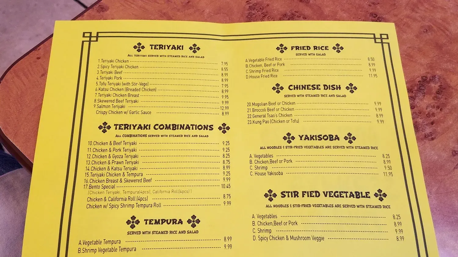 Menu 3