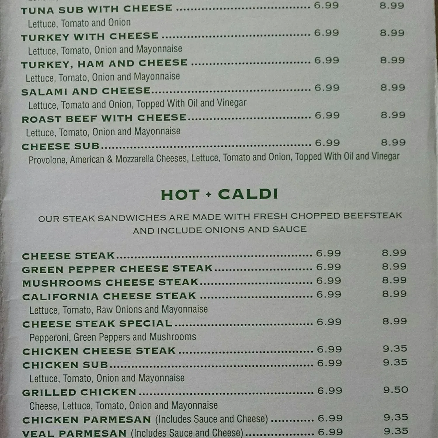 Menu 3