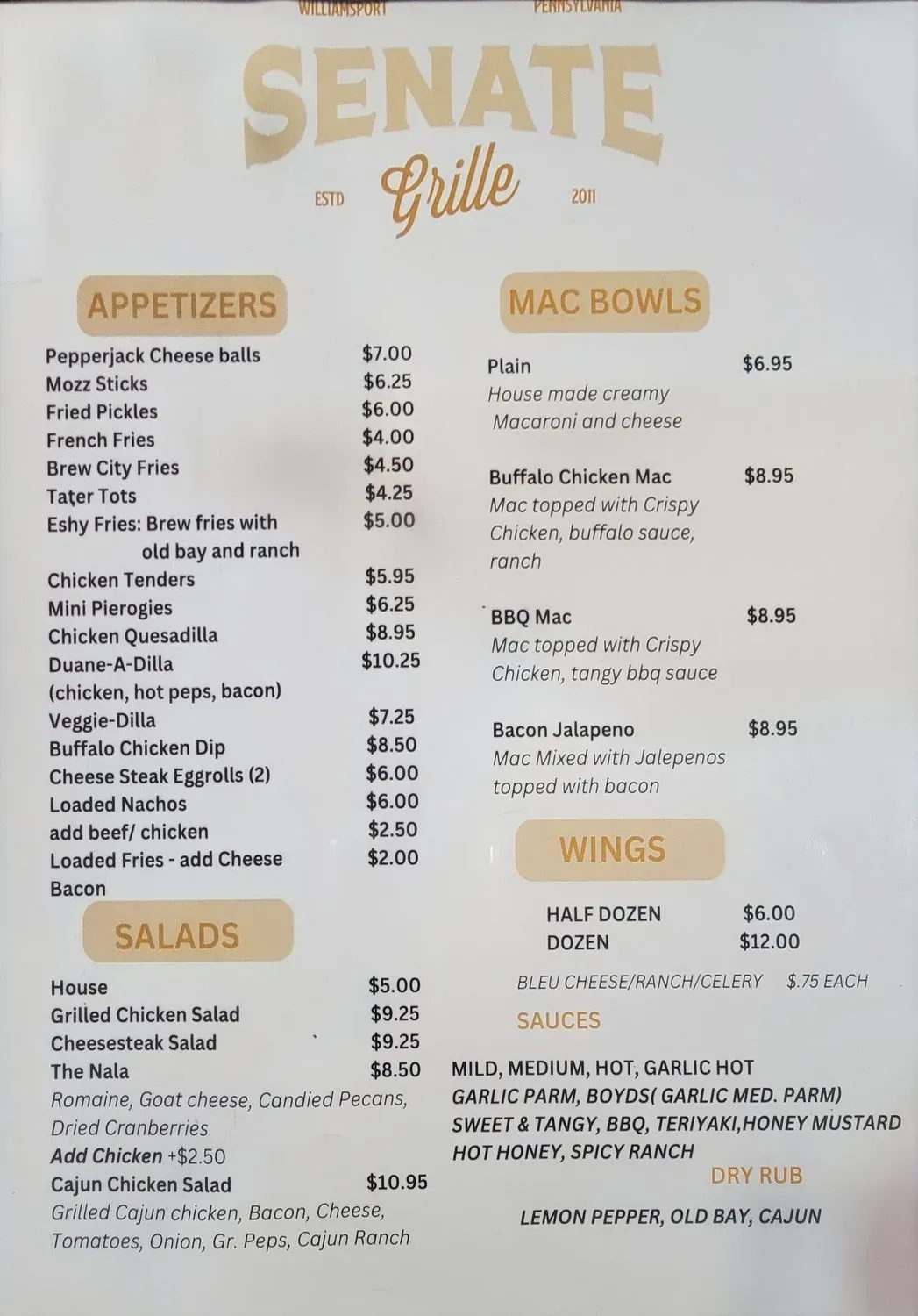 Menu 6