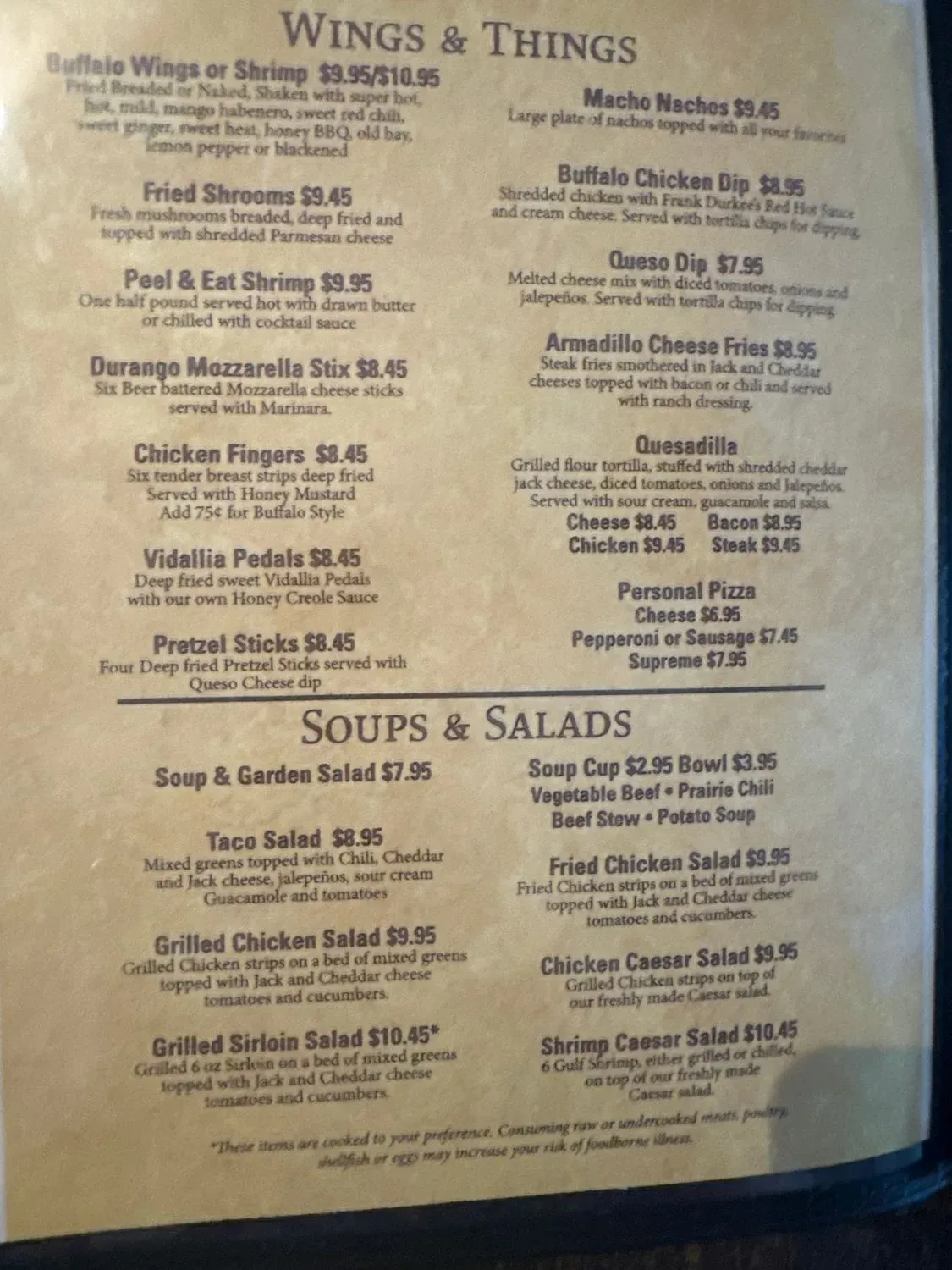 Menu 4