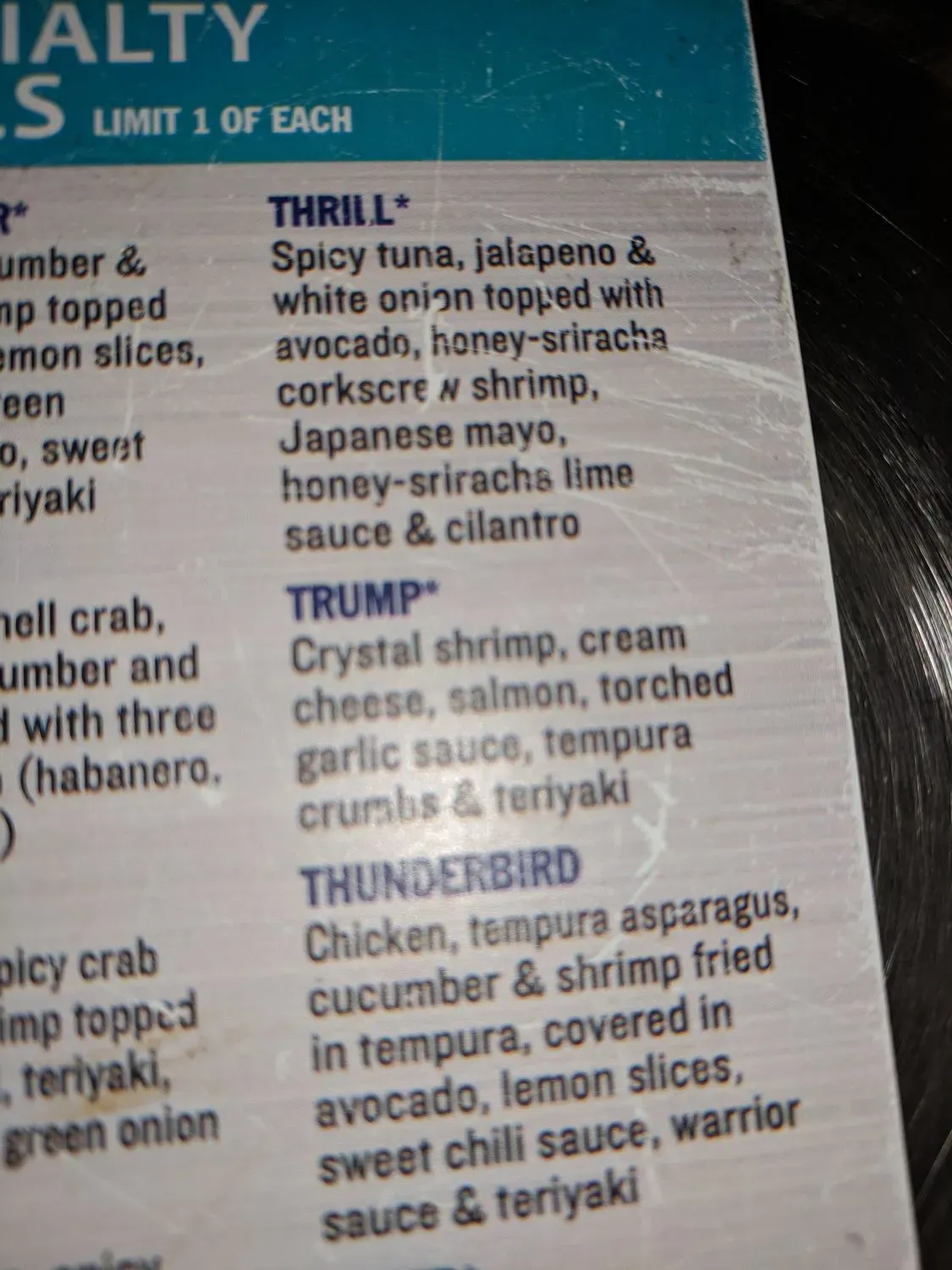 Menu 3