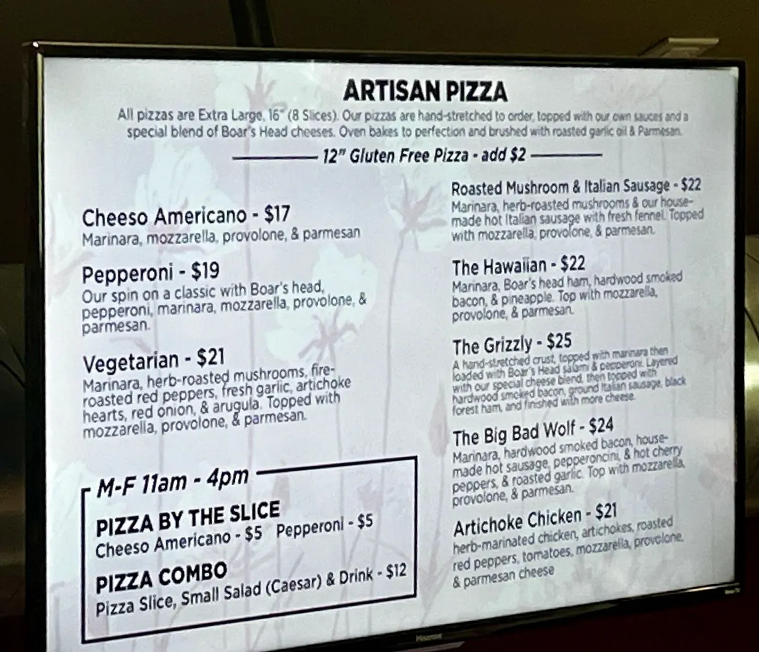 Menu 3