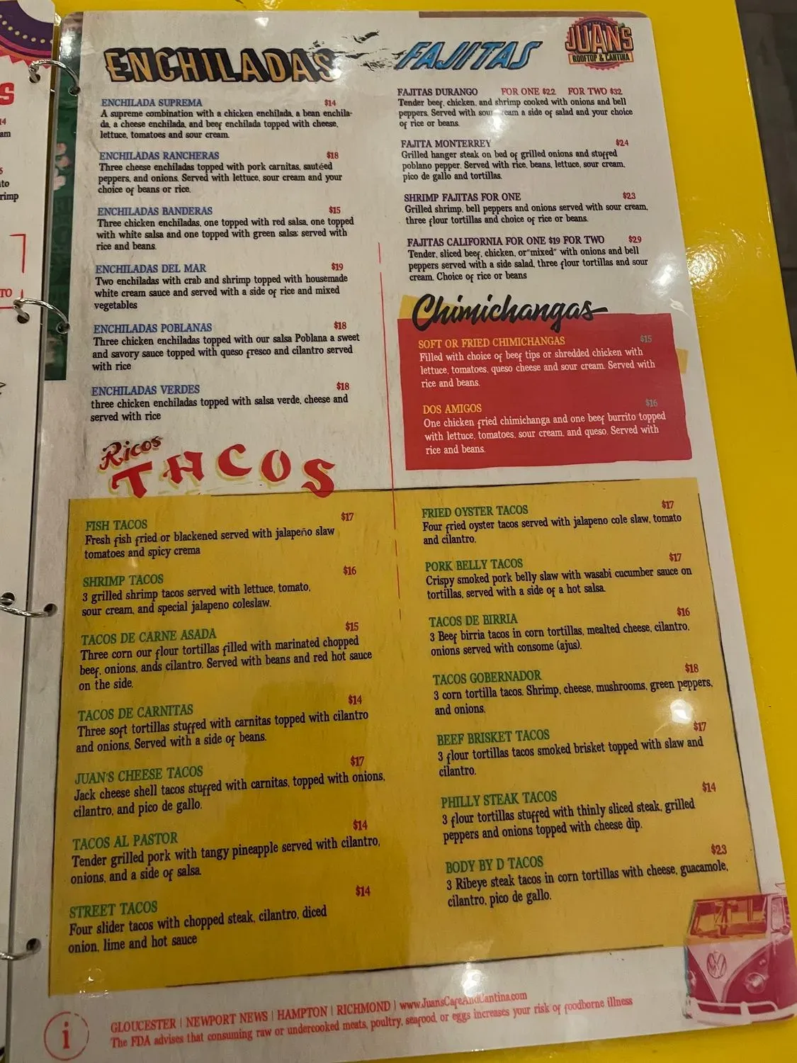 Menu 5