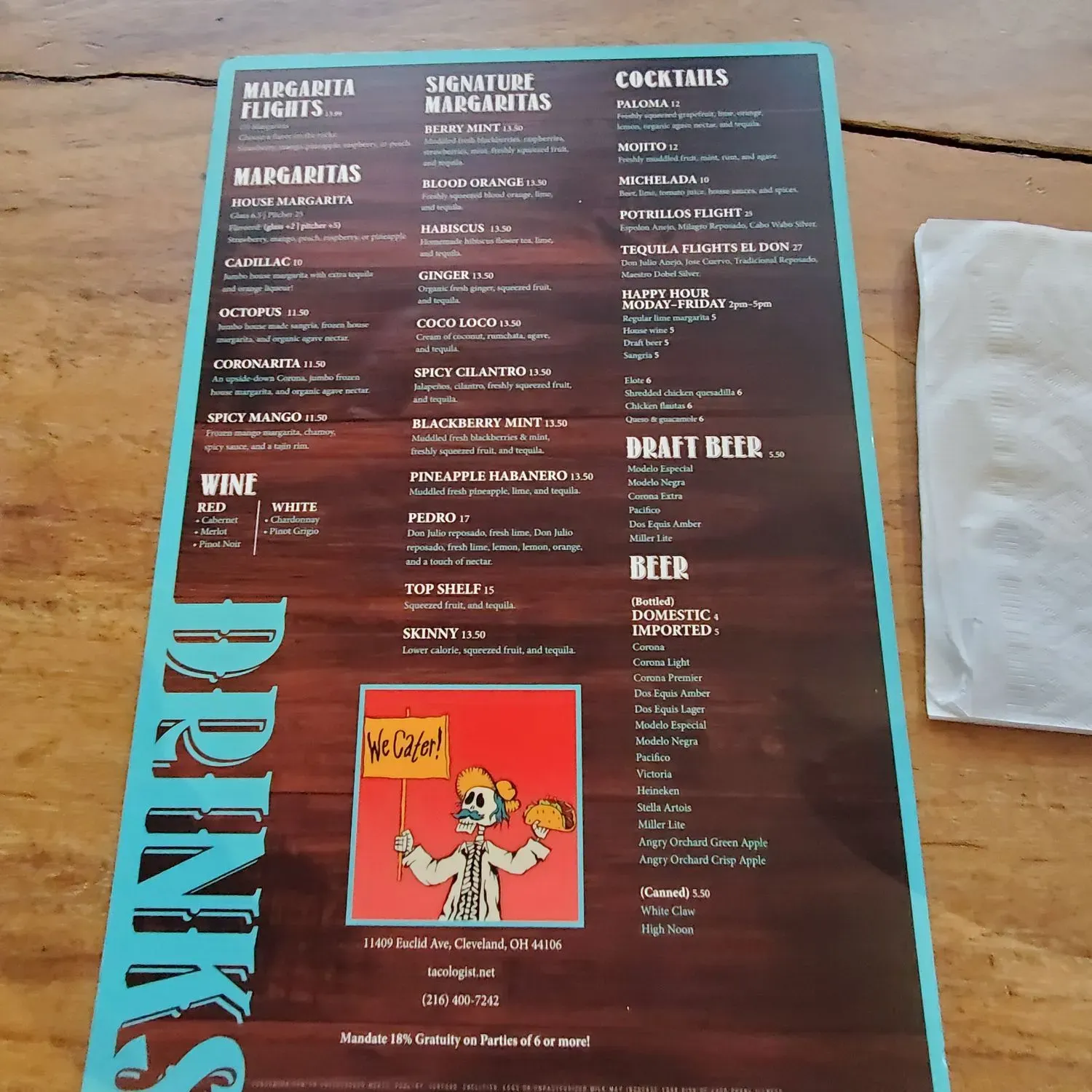 Menu 5