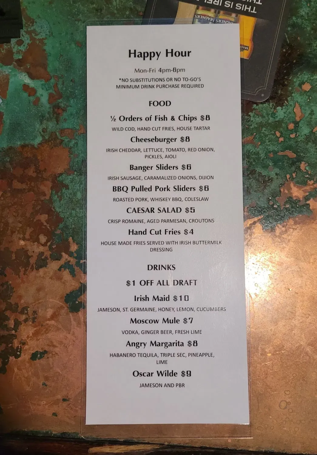 Menu 6