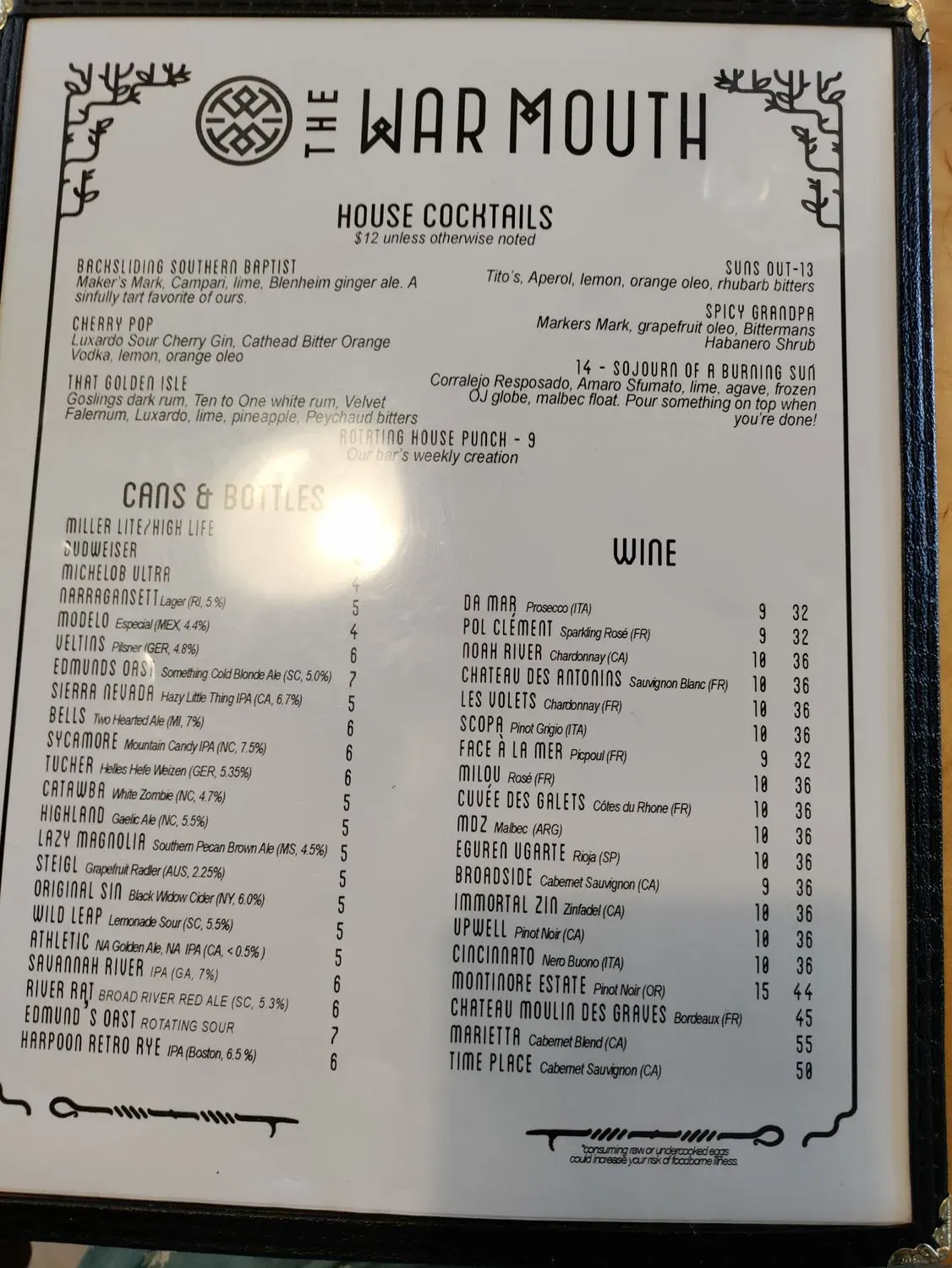 Menu 5