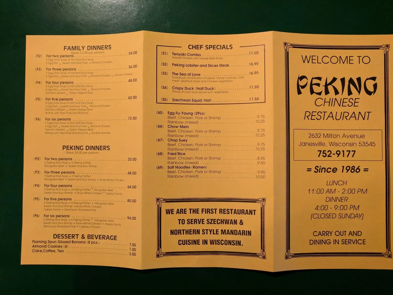 Menu 3