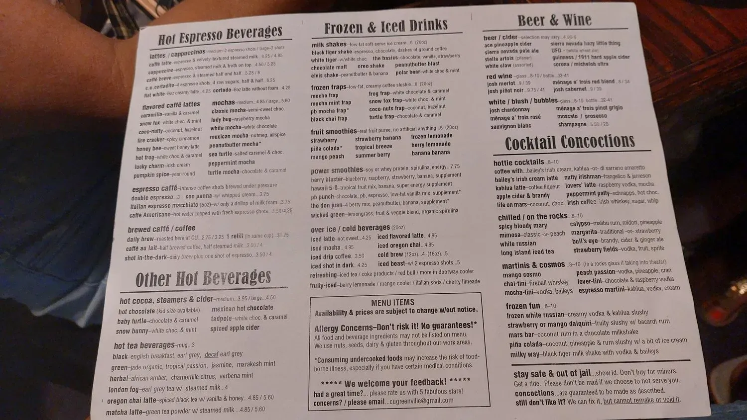 Menu 3