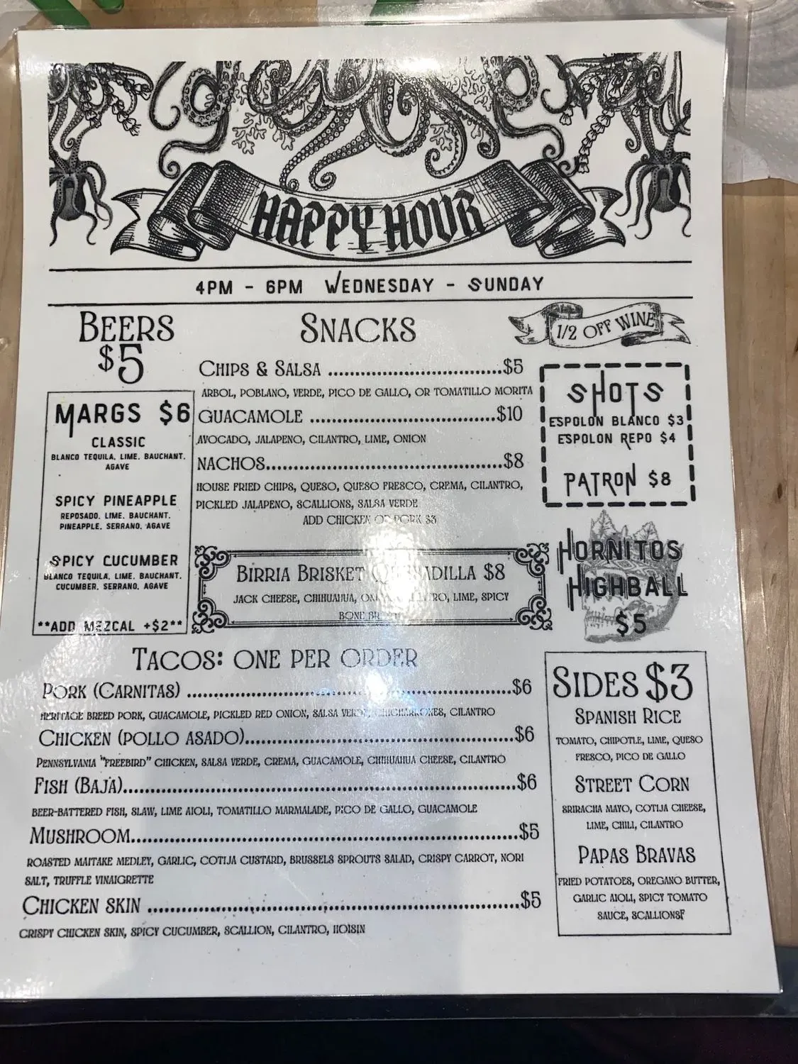 Menu 4