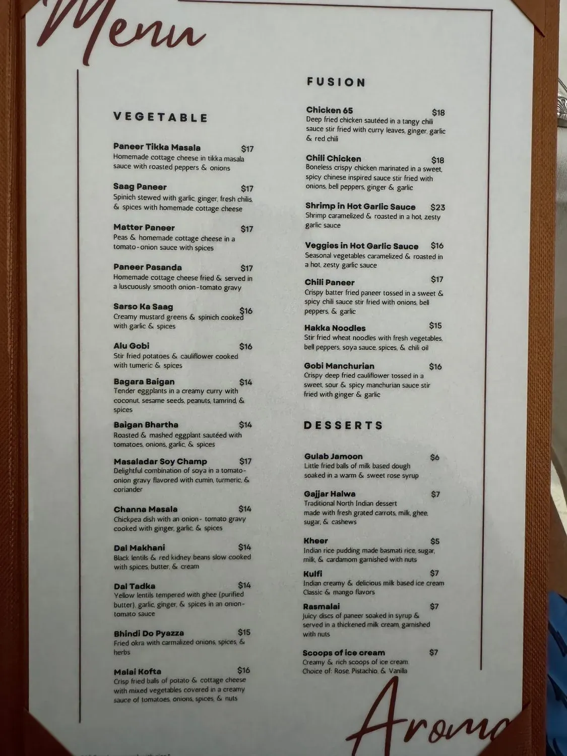 Menu 6