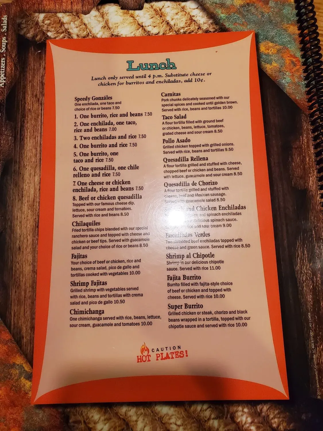 Menu 6