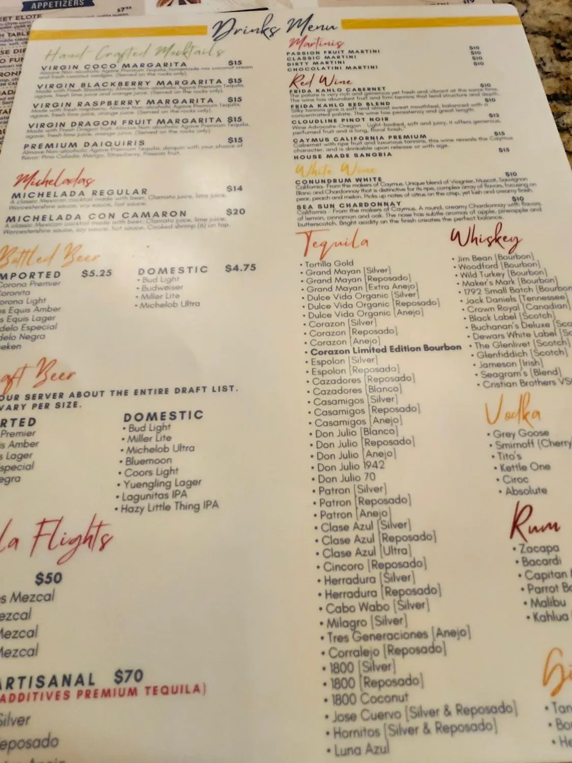 Menu 4