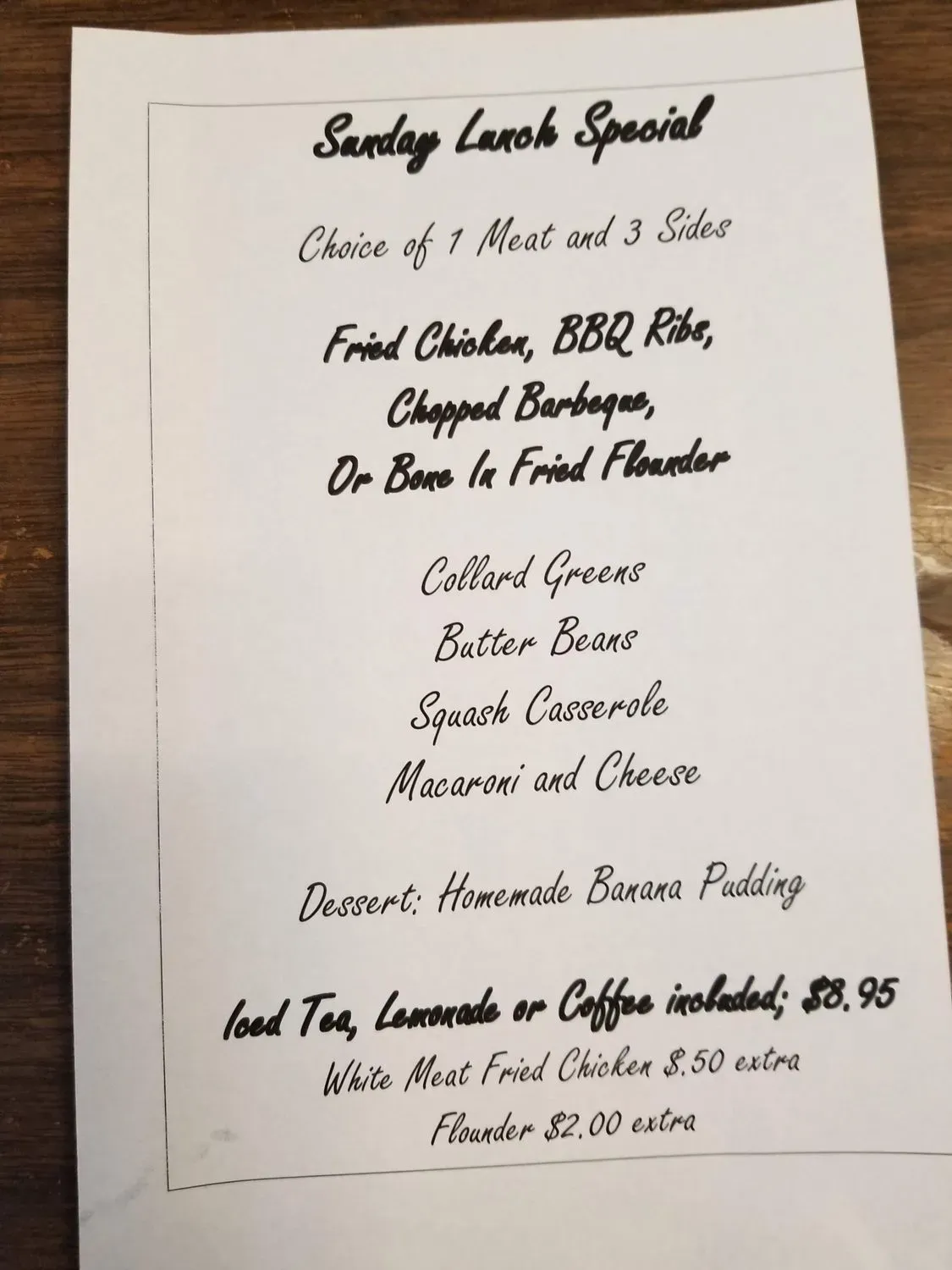 Menu 5