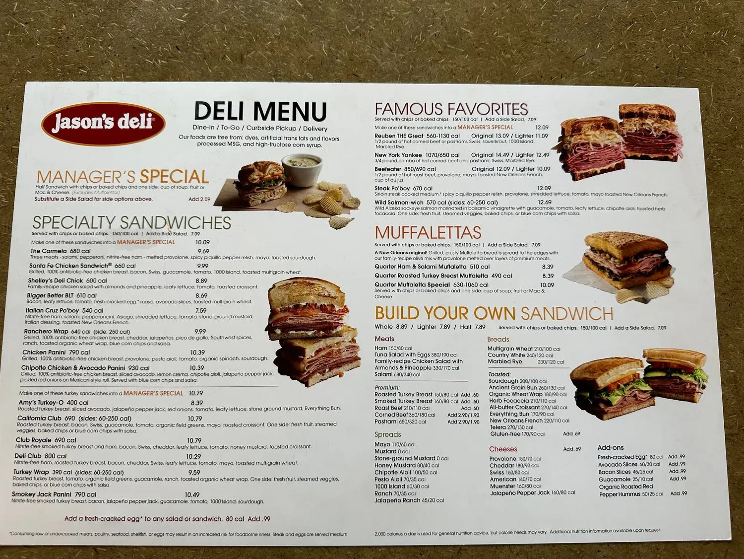 Menu 2