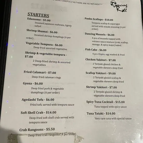 Menu 2