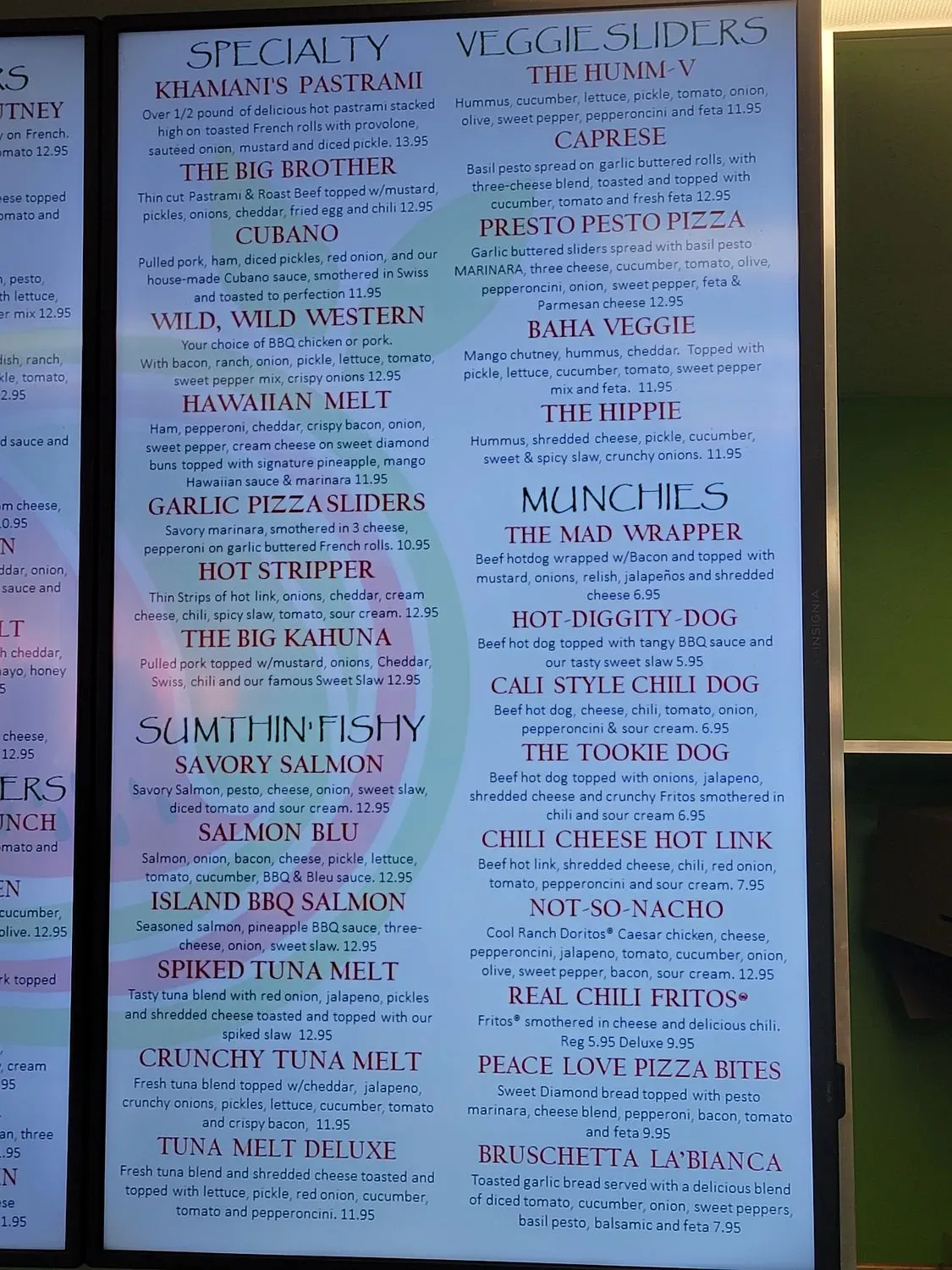 Menu 5