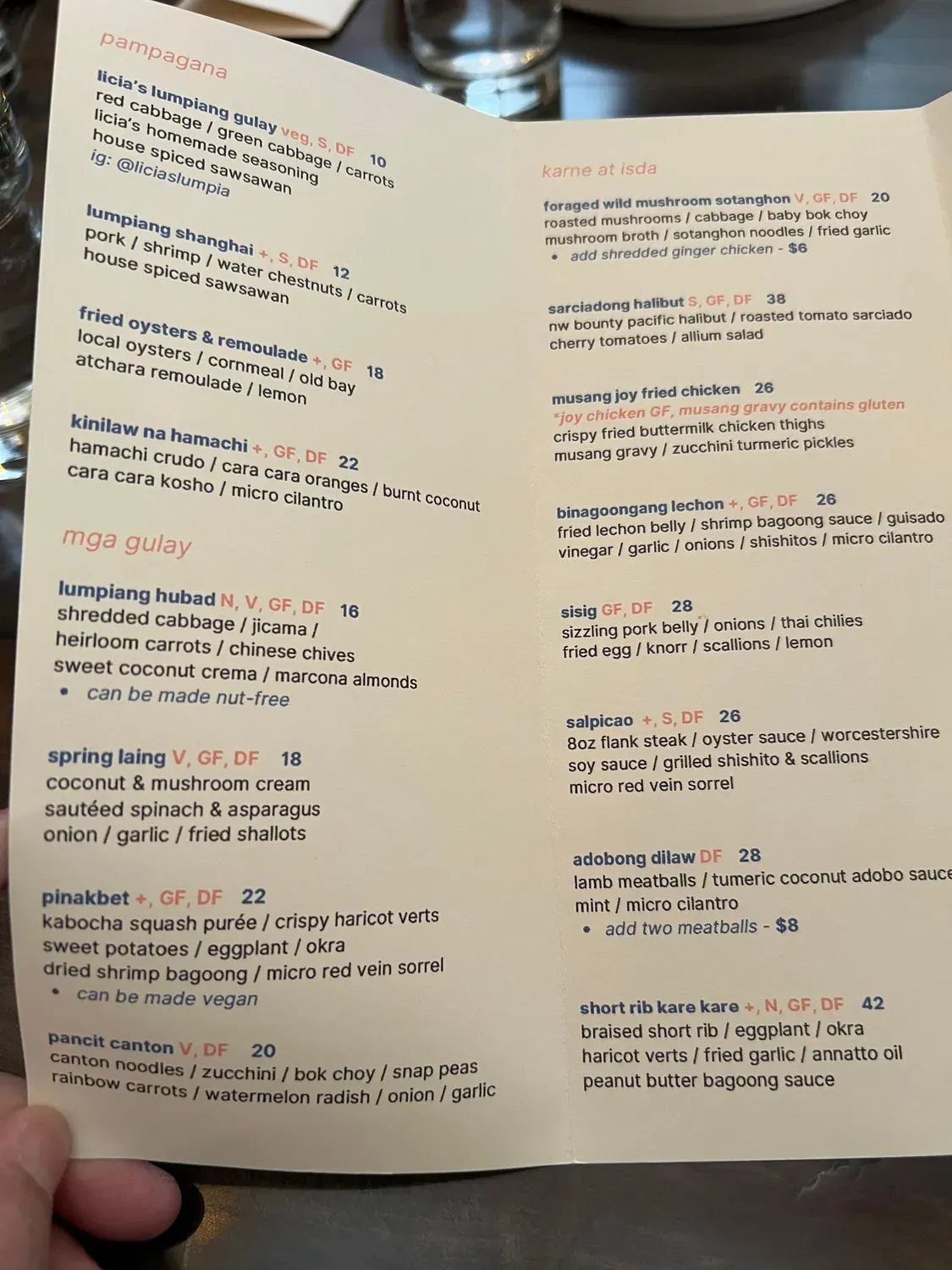 Menu 5