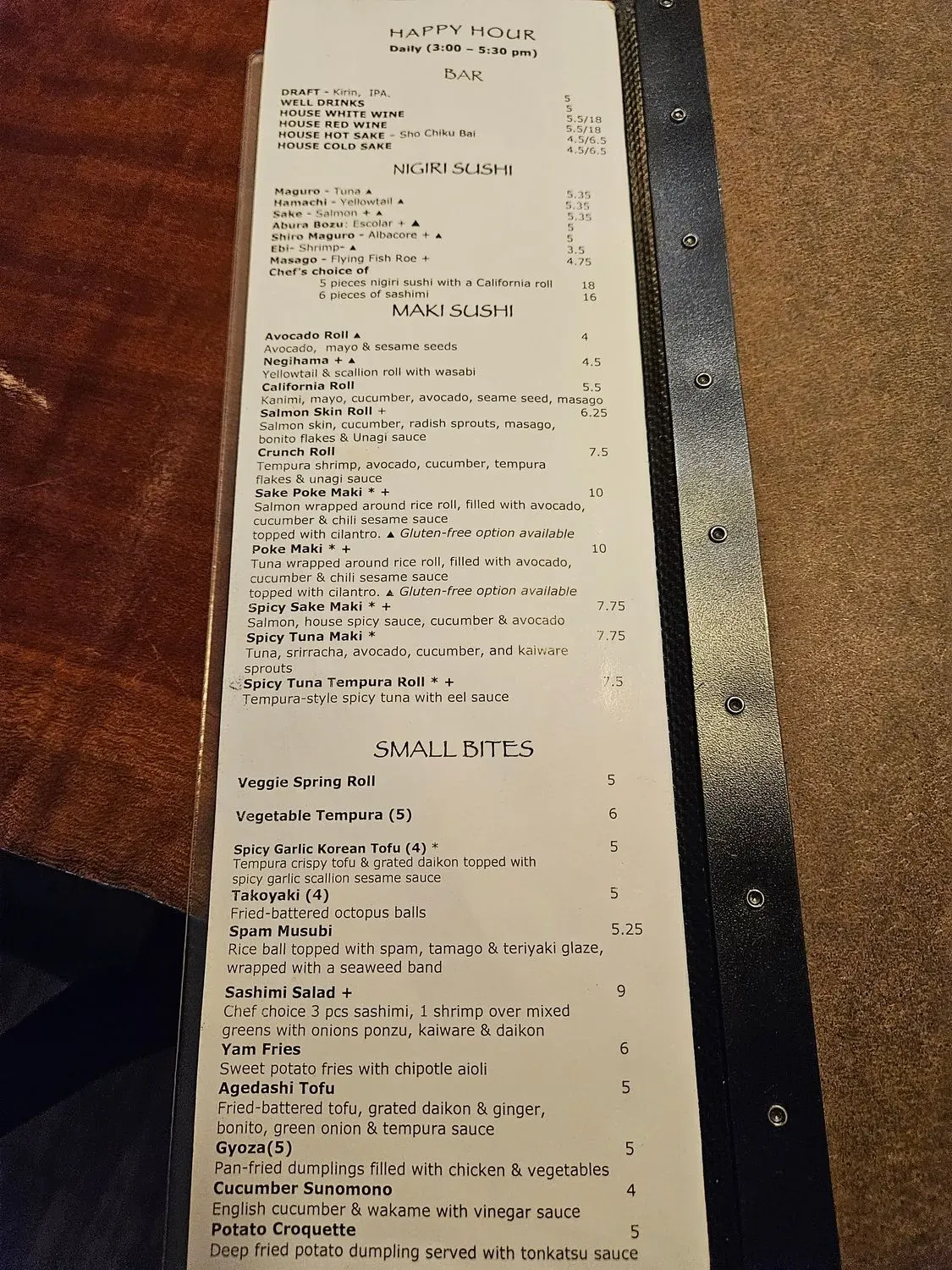 Menu 4